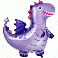 Lilac Baby Dragon Supershape Balloon